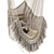 Boho Macrame Hammock Bed 3D model small image 5