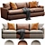 Versatile Lounge Sofa | Dimensional Elegance 3D model small image 1