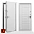 Ultimate Cold-Resistant Outdoor Door 3D model small image 3