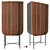 Milla & Bloom Modern Bar Cabinet 3D model small image 1