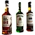 Luxury Whiskey & Cognac Bottles 3D model small image 4