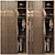 Customizable Wardrobe with Dual Facade Options 3D model small image 2