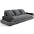 Luxury Living Group Somma Sofa 3D model small image 2