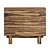 Santa Barbara Accent Nightstand - Natural 3D model small image 2