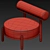 Minimalist Slipper Chair Design 3D model small image 6