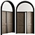 Elegant Arched Entry Door 3D model small image 1