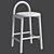 Elegant Bobby Bar Stool Model 3D model small image 5