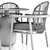 Modern Dining Set Collection by Sebastian Herkner 3D model small image 6