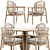 Modern Dining Set Collection by Sebastian Herkner 3D model small image 7