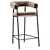 Manchester Velvet Chair with Metal Legs 3D model small image 4