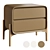 Bedside Cabinet, Various Colors & Sizes 3D model small image 3