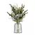 Winter Eucalyptus Rose Bouquet 3D model small image 1