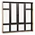 Aluminum Window Collection, Customizable Profiles 3D model small image 2