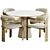 Elegant Donato Dining Set 3D model small image 6