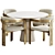 Elegant Donato Dining Set 3D model small image 13