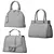 Luxury Women's Handbags Collection 3D model small image 2