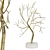 Tree Night Light Decorative Sculpture 3D model small image 2