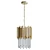 Crystal Tiered Pendant Light: 89cm 3D model small image 1