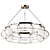 Elegant Maytoni Plated Chandelier 3D model small image 1