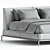 Luxury Icon Bed by FLUO 3D model small image 3