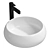  Sleek Ceramic Sink Vanity Fixture 3D model small image 1