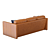 Aviator Leather Sofa 3D Model 3D model small image 5