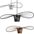 Modern HAT WEB Pendant Lamp 3D model small image 1