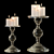 Elegant Providence Candle Holder Set 3D model small image 2