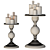 Elegant Providence Candle Holder Set 3D model small image 3