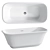 BELBAGNO BB702 DUE Acrylic Freestanding Bathtub 3D model small image 1