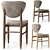 Biarritz Chair: Customizable Color Options 3D model small image 4