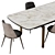 Sleek Mirage Dining Set, Cantori 3D model small image 12