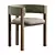  Stylish Vittoria Dining Armchair 3D model small image 2