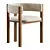  Stylish Vittoria Dining Armchair 3D model small image 3