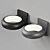 Modern Aluminum Ring LED Wall Sconce 3D model small image 2