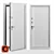 Elite Outdoor Door with Double Thermal Breaks 3D model small image 3