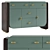 Elegant SCROLL Buffet Sideboard by MOUS 3D model small image 1