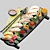 Sushi Board with Fillings 3D model small image 2