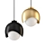 Adjustable Pendant Lamp Urban Chic 3D model small image 1