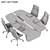 Modern Conference Table | Minimalistic Design 3D model small image 7