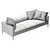 Elegant Paul Sofa Design 3D model small image 3