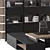 Sleek Office Furniture Ensemble 3D model small image 3