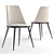 Elegant Aurora Imbottita Dining Chair 3D model small image 10