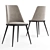 Elegant Aurora Imbottita Dining Chair 3D model small image 11