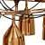 Elegant Copacabana Queen Pendant Light 3D model small image 2