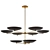 Elegant Two-Tier Chandelier Fixture 3D model small image 2