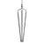 Modern Adjustable Long Chandelier 3D model small image 4