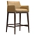 Elegant Carter Bar Chair 3D model small image 2