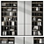 Minimalist Modular Bookcase in Millimeters 3D model small image 1