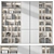 Minimalist Modular Bookcase in Millimeters 3D model small image 4